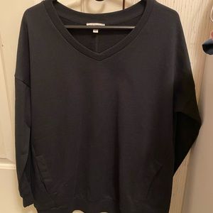 Zenana long sweatshirt with pockets small
